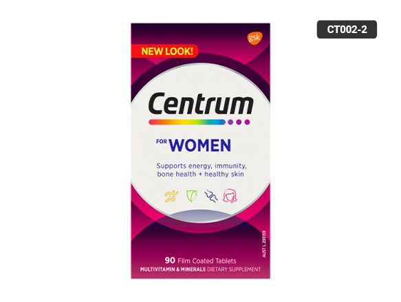 Centrum Women Multivitamin 90 Tablets are daily tablets designed to support the energy, immunity, bones and skin of women.
